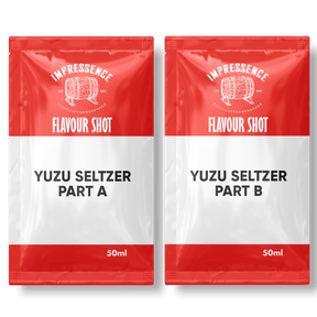 Impressence yuzu seltzer flavour shot part A and B