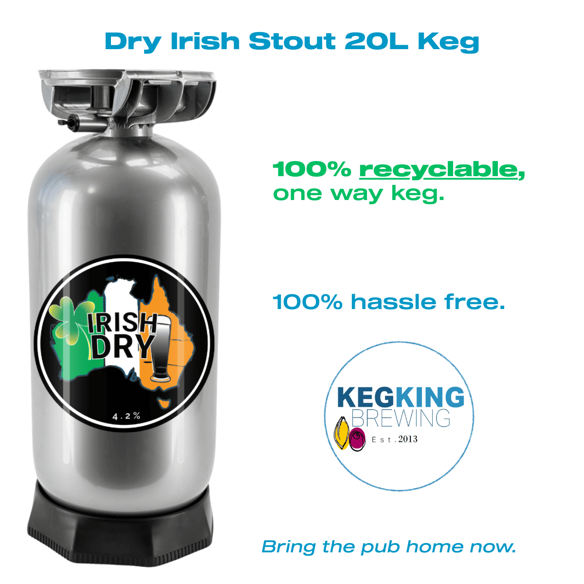 Irish dry stout 20L keg