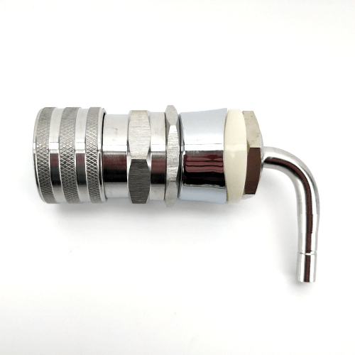 Stainless steel K-Lok short shank with duotight compatible tail