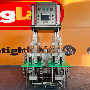 Commercial automated keg washing and filling machine