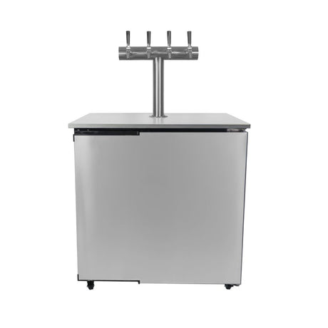 Kegmaster Outdoor Kegerator Solstice Under Bench Kegerator Fridge with Quadruple Tap 4 Taps - Distillery King Australia
