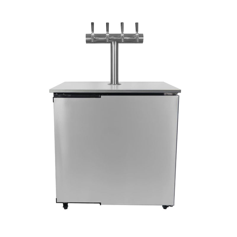 Kegmaster Outdoor Kegerator Solstice Under Bench Kegerator Fridge with Quadruple Tap 4 Taps - Distillery King Australia