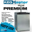 Kegmaster Premium Fridge Pack with keg fridge and regulator