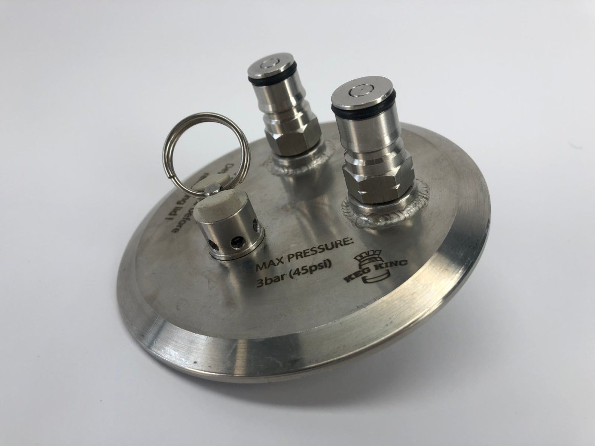 Kegmenter Lid 4inch Tri Clover Ball Lock