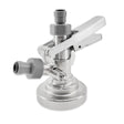 KeyKeg coupler with pressure relief valve