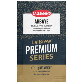 LalBrew Premium Series Abbaye Belgian ale yeast 11g