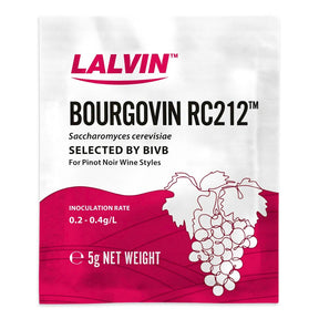 Lalvin Bourgovin RC212 Yeast 5g