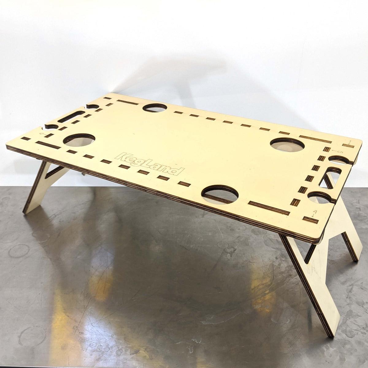 Mini folding picnic table made from pine ply