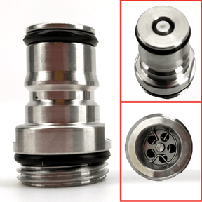 Liquid post with 1/2 inch male thread for Cornelius-style ball lock kegs