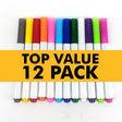 Set of 12 liquid chalk pens