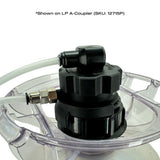 Low profile plastic elbow
