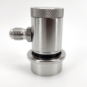 Machined stainless ball lock disconnect MFL thread black liquid
