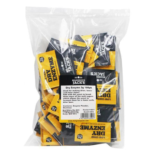 Mangrove Jacks Dry Enzyme Sachet 3g x 100 - Distillery King Australia