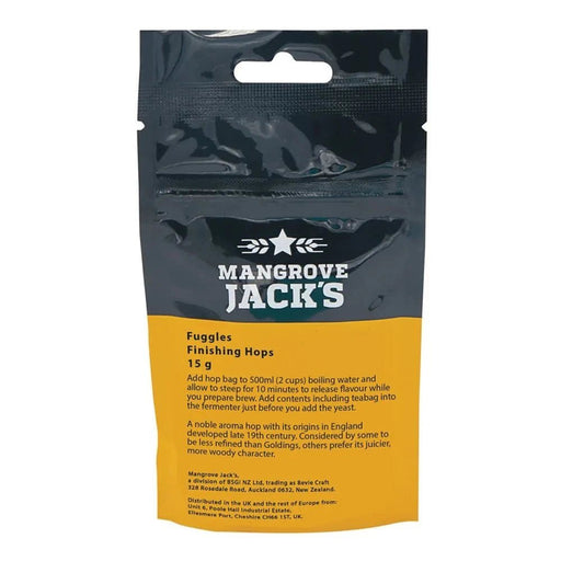 Mangrove Jacks Finishing Hops Fuggles 15g - Distillery King Australia