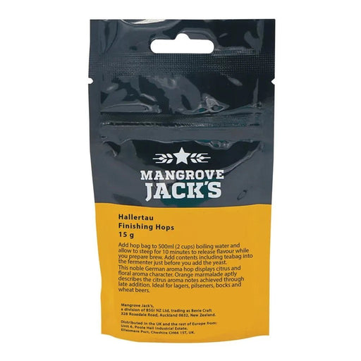 Mangrove Jacks Finishing Hops Hallertau 15g - Distillery King Australia