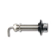 Mangrove Jack's Stainless Long Shank 100mm (Nut, Tail & Collar)
