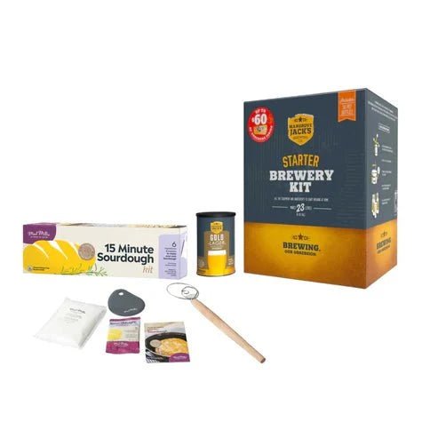 Mangrove Jack's Starter Brew Kit & Mad Millie 15 Minute Sourdough Kit - Distillery King Australia