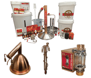 MASTER DISTILLER'S KIT: Spirit Maker REFLUX + POT + Dome, Proofing Parrot, Sightless Adaptor Kit & Gin Basket - Distillery King Australia