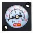 Mini gauge 27mm radial stem 0-60psi