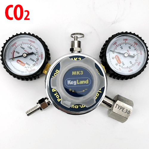MKIII dual gauge multi gas regulator, Type 30