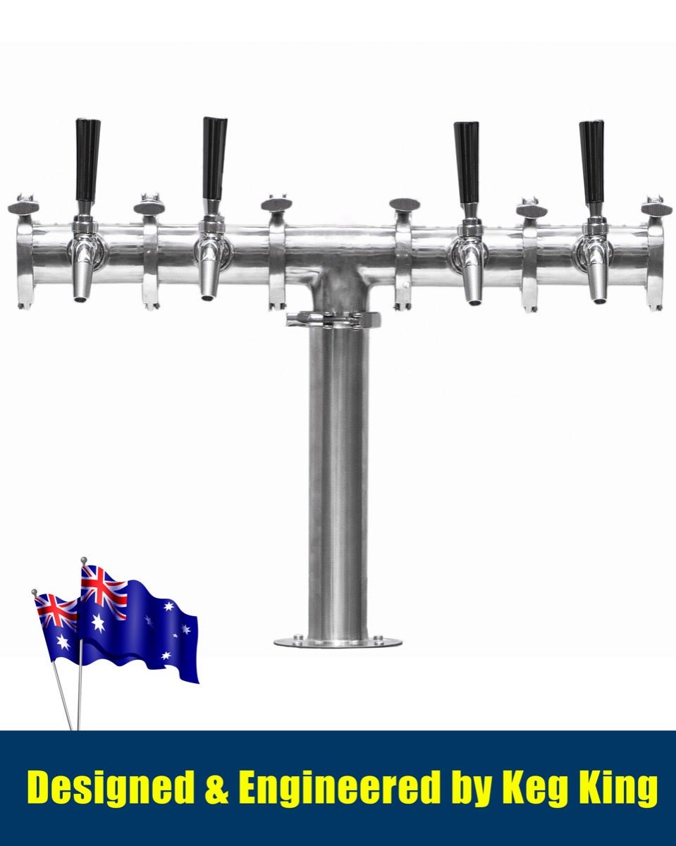 Modular Beer Tower Font - Quad Tap