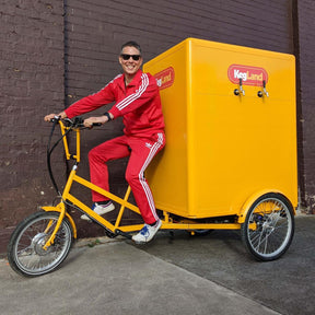 Mr Frothy Keg Bike Solar Powered Keg Dispensing Solution