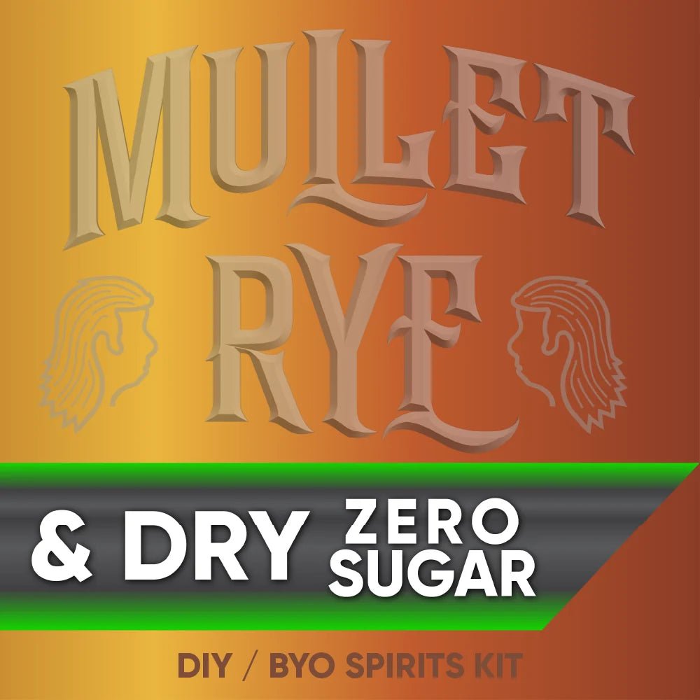 Mullet Rye and Dry Zero Sugar DIY BYO spirits keg kit