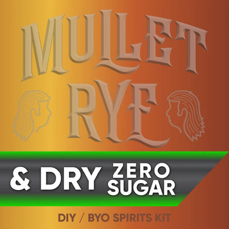 Mullet Rye and Dry Zero Sugar DIY BYO spirits keg kit