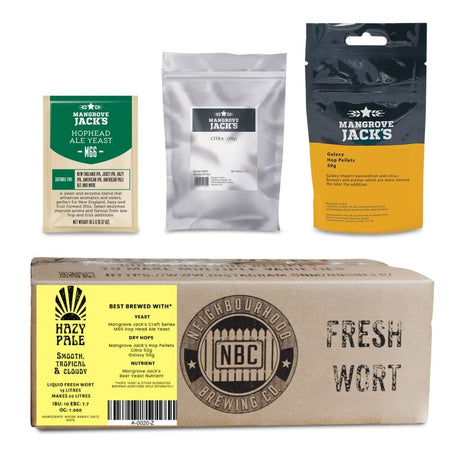 Neighbourhood Brewing Co. Hazy Pale Ale Fresh Wort Kit with Mangrove Jack's Additions
