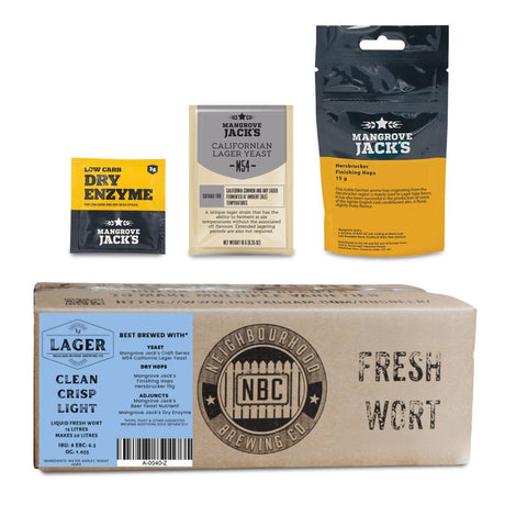 Neighbourhood Brewing Co. Lager Fresh Wort Kit with Mangrove Jack's Additions