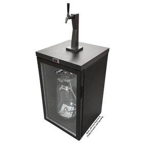 Neo glass door keg fridge