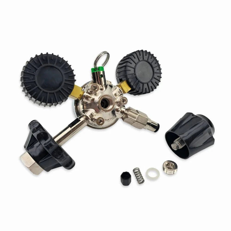 NEW: Type 30 - MK5 CO2 Regulator - Tool - Free - Dual Gauge (6.5bar PRV & 100psi Gauge) - Distillery King Australia