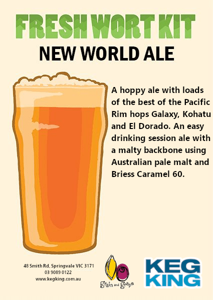 New World Ale fresh wort kit