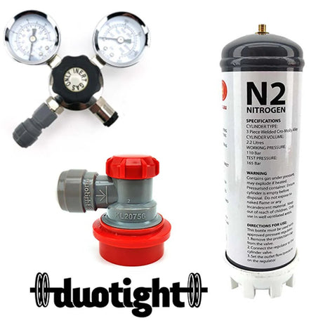 Nitro duokit - High Capacity Nitrogen (N2) duotight kit - Distillery King Australia