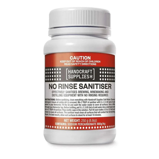 No Rinse Sanitiser 250g - Distillery King Australia