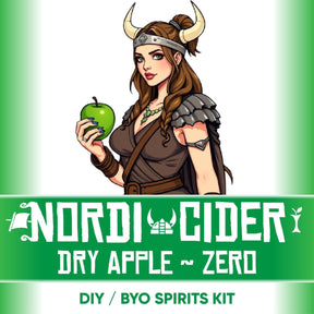 Nordi Dry Apple Cider Zero Sugar DIY BYO keg kit