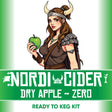 Nordi Dry Apple Cider Zero Sugar ready to keg kit