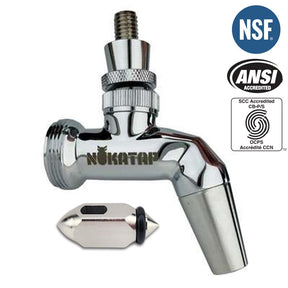 NukaTap beer tap in full stainless steel