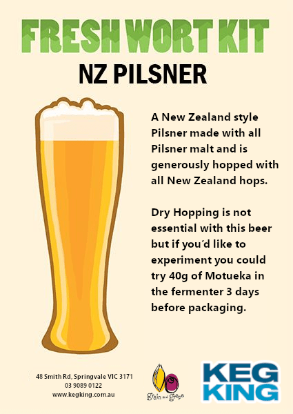 NZ Pilsner fresh wort kit