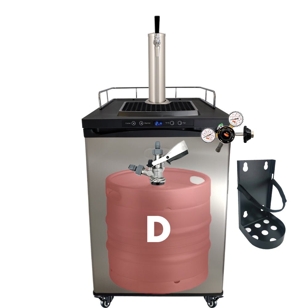 One Tap D-Type kegerator draught pack