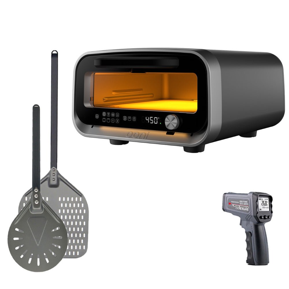 Ooni Volt 2 Pizza Oven Essentials Bundle Charcoal Grey