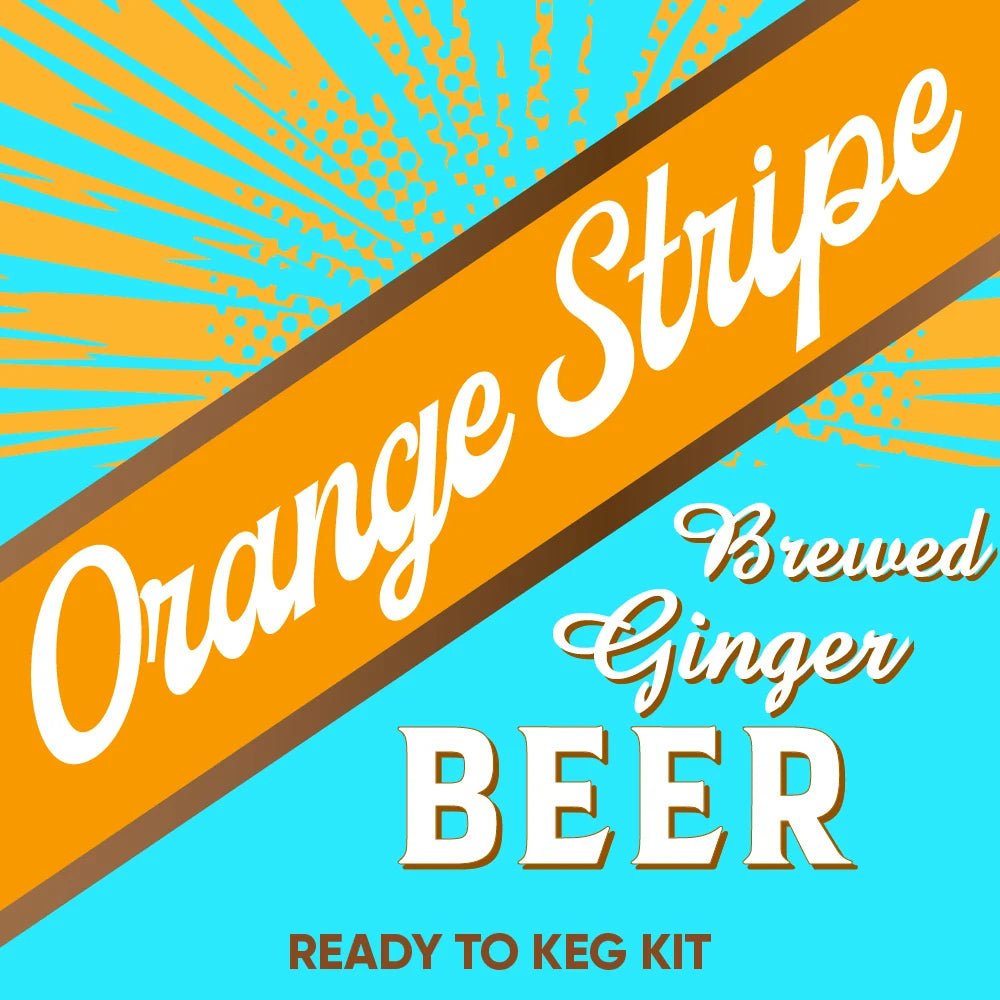 Orange Stripe Brewed Ginger Beer Jamaican ready-to-keg kit