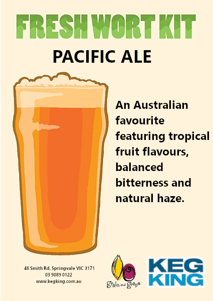 Pacific ale fresh wort kit for home brewing