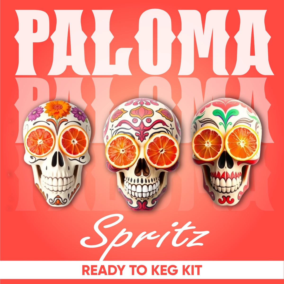 Paloma Spritz tequila and grapefruit ready-to-keg kit