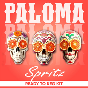 Paloma Spritz tequila and grapefruit ready-to-keg kit