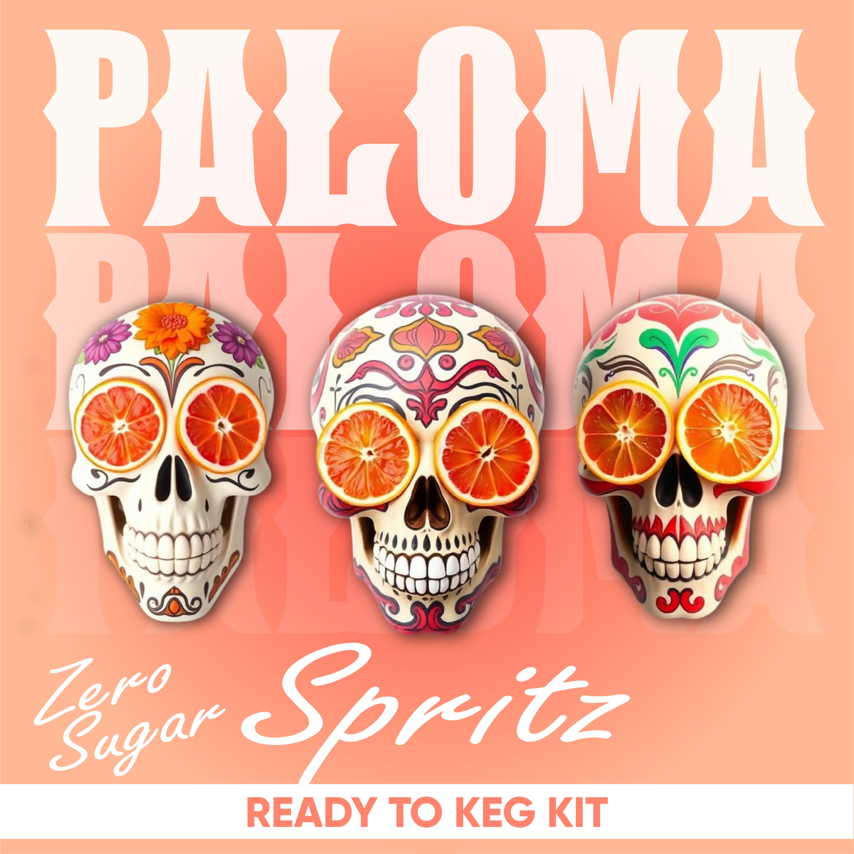 Paloma Spritz zero sugar tequila and grapefruit ready-to-keg kit