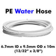 PE water line 6.7mm ID x 9.5mm OD 10m roll