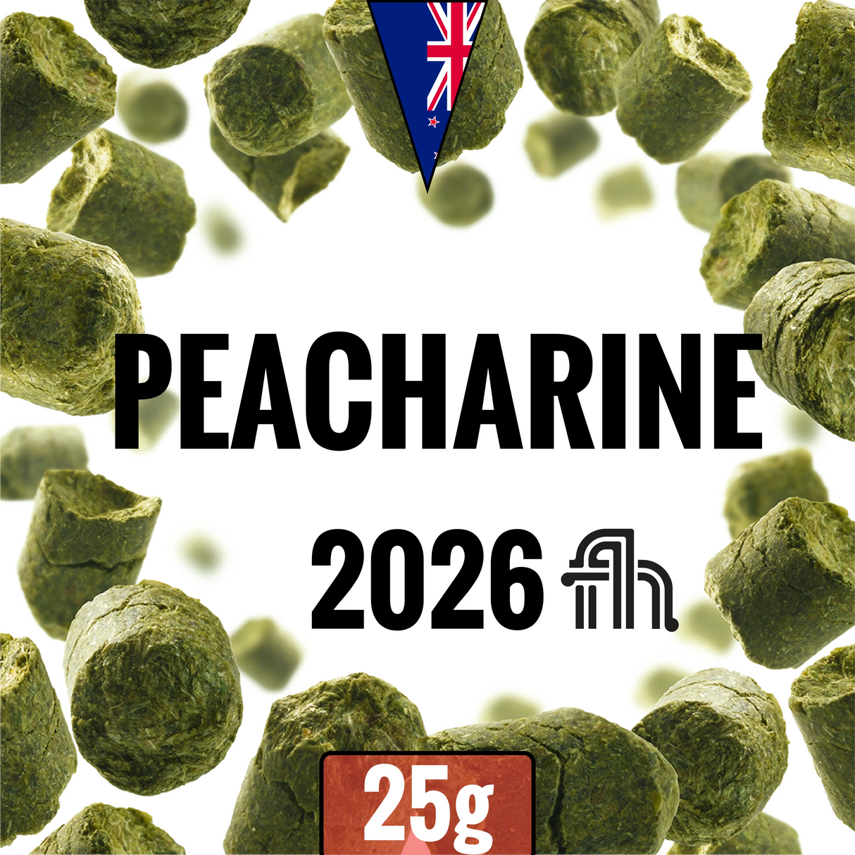 Peacharine 25g pellet hop pack