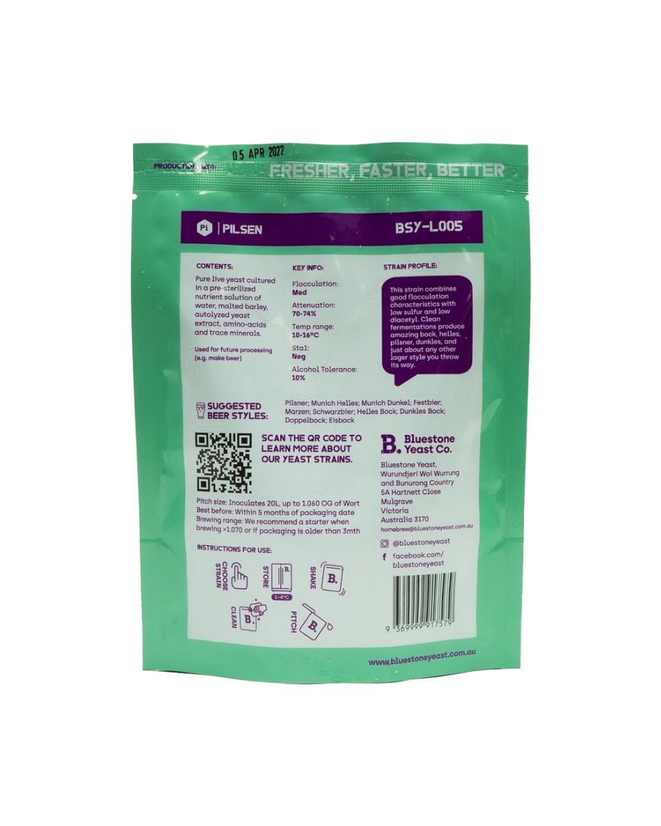 Pilsen Bluestone Yeast