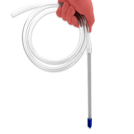 Plastic auto siphon with vinyl tube